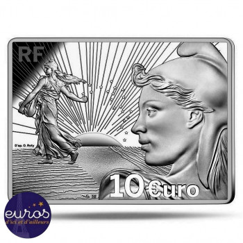 10 euros FRANCE 2021 - La Semeuse - 20 ans du Starter Kit - Argent Belle Épreuve