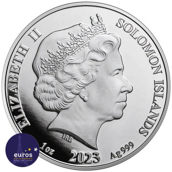 ILES SALOMON 2023 - 1oz argent - Nombre Pi - 3.14$ - Bullion