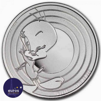 ÎLES SAMOA 2023 - Looney Tunes™ - Titi - 1oz argent 999,99‰